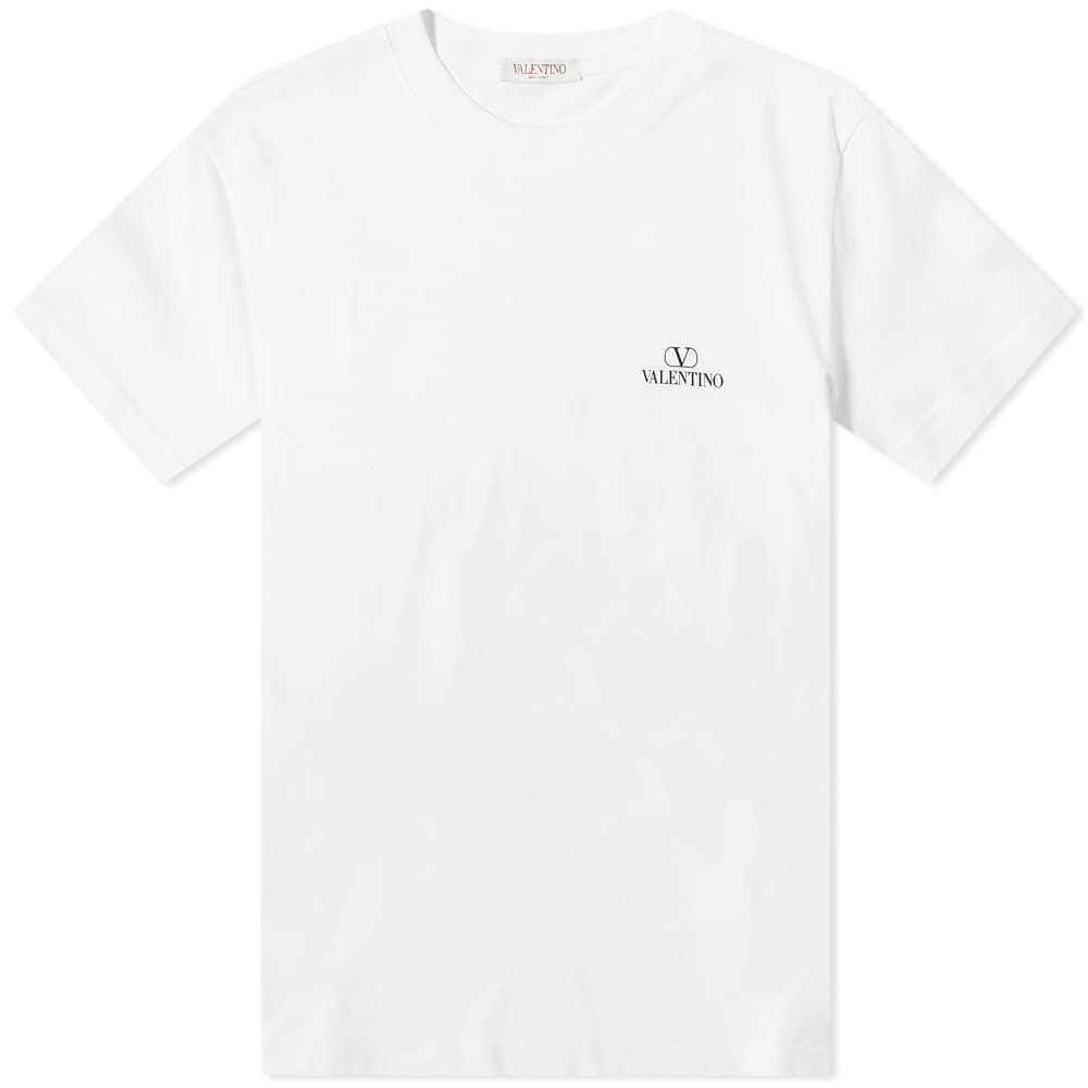 

Футболка Valentino Chest Logo Tee, Белый