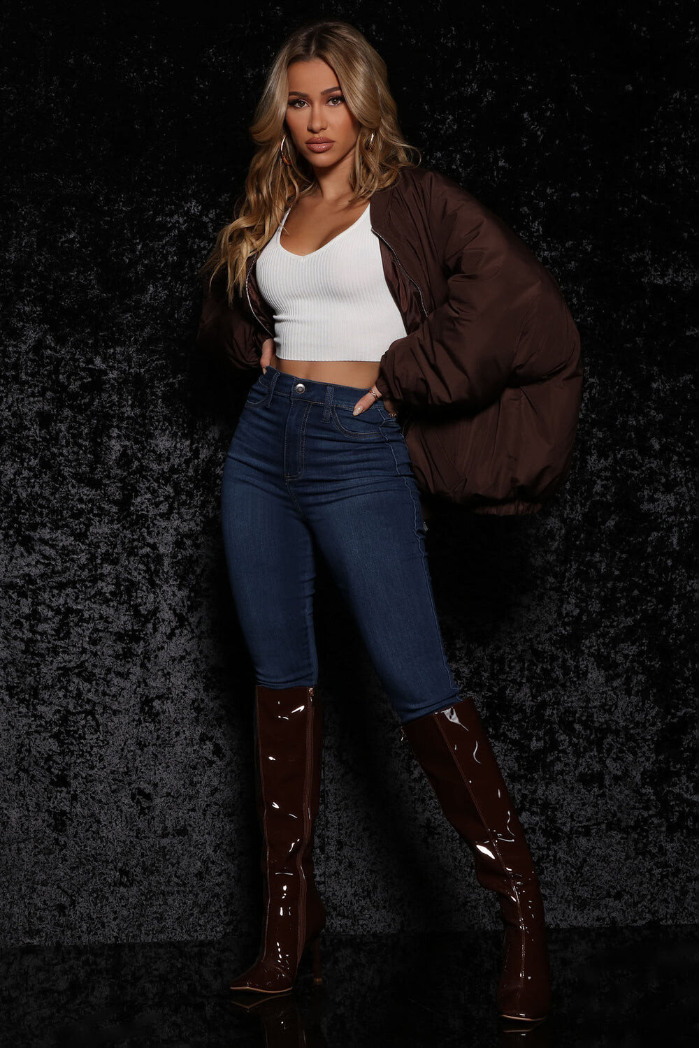 

Джинсы скинни Fashion Nova FN22805H23, деним