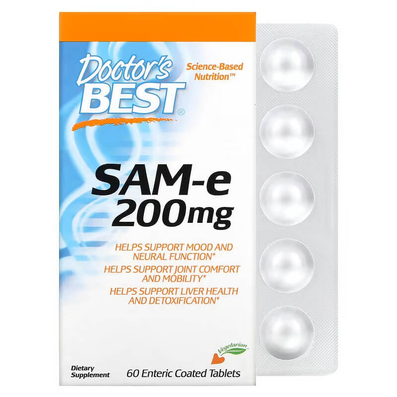 SAMe Doctor's Best 200 мг, 60 таблеток фотографии