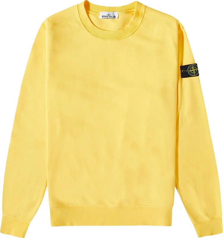 

Толстовка Stone Island Crewneck Sweatshirt 'Yellow', желтый
