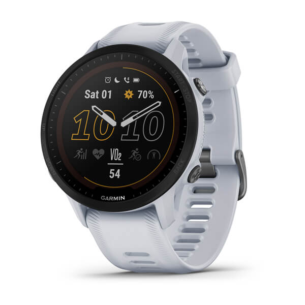 Умные часы Garmin Forerunner 955 Solar, белый - фото