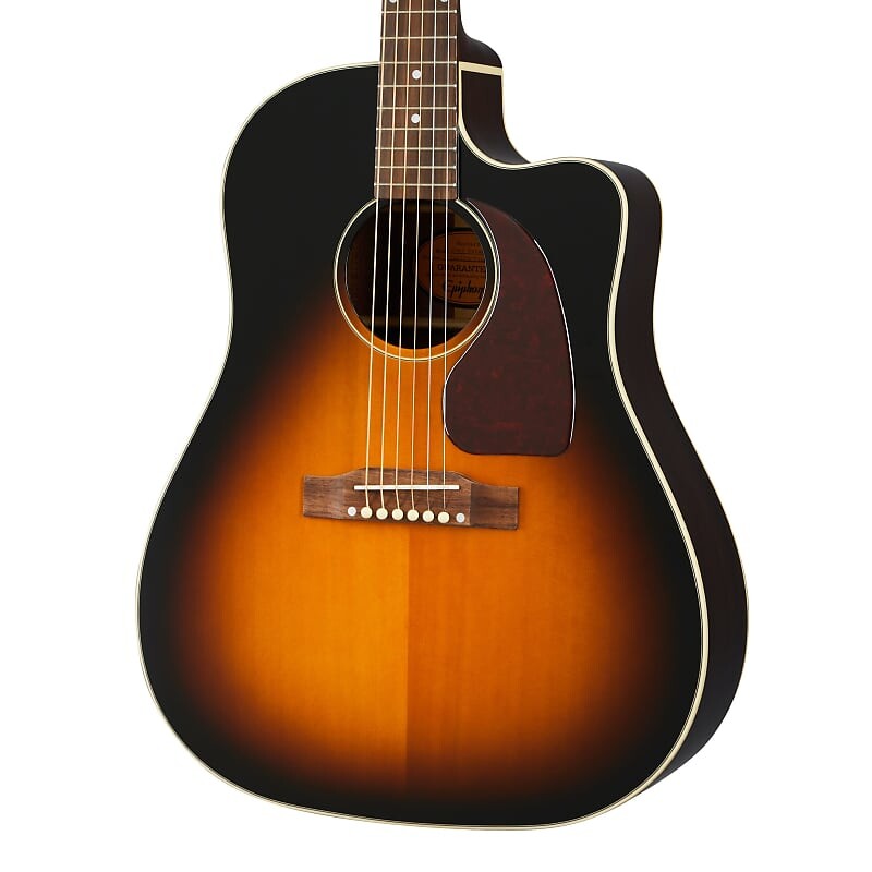 

Электроакустическая гитара Epiphone Masterbilt J-45 EC, цвет Aged Vintage Sunburst Gloss