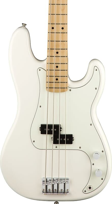 

Fender Player Precision Bass Кленовый гриф Polar White