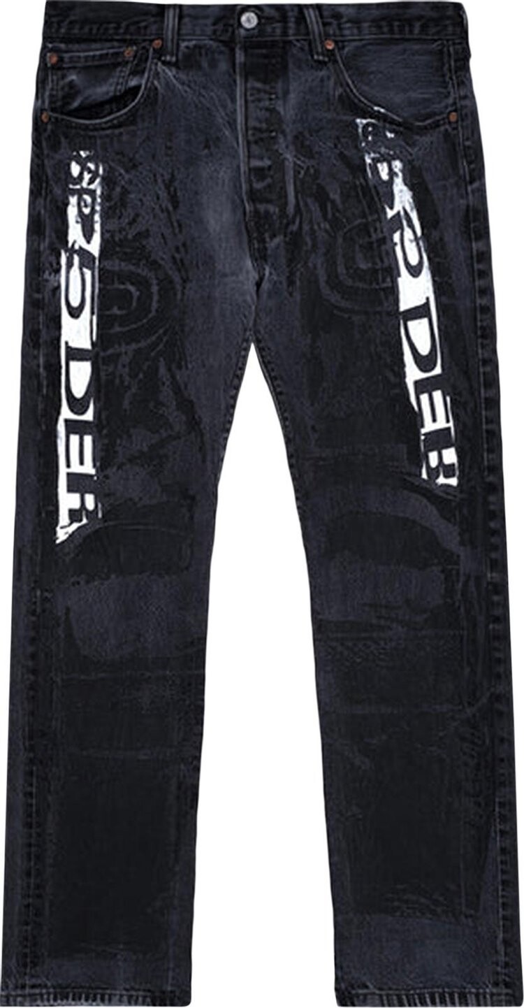 

Джинсы Sp5der Moto Jean 'Vintage Black', черный