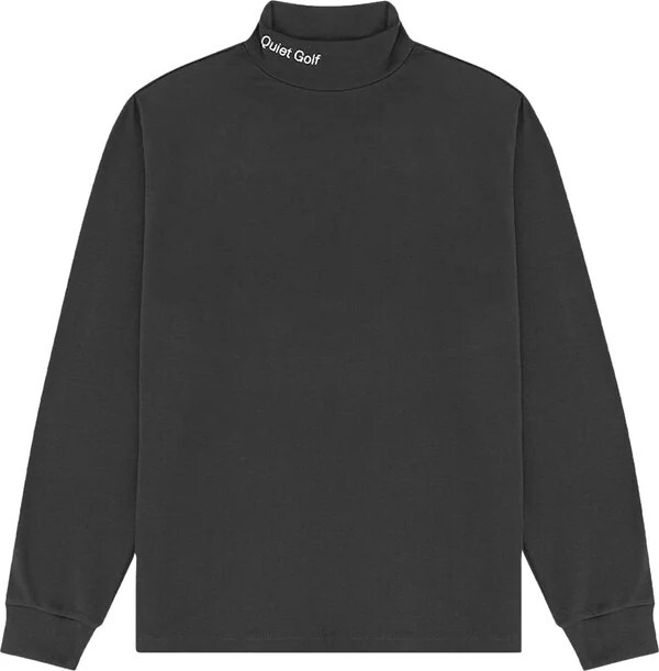 

Толстовка Quiet Golf Wordmark Mock Neck, черный