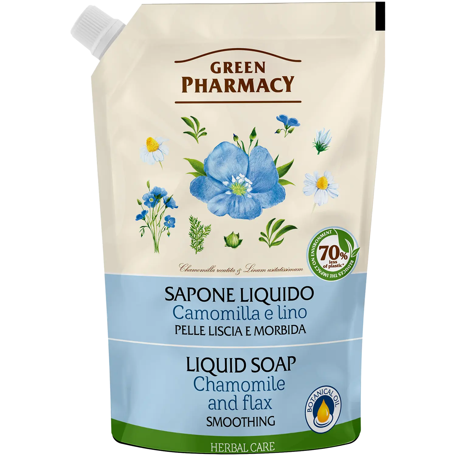 

Green Pharmacy запас жидкого мыла с ромашкой, 460 мл