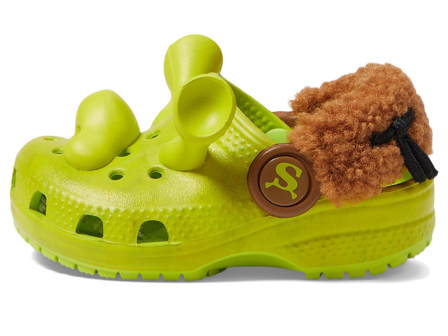 

Сабо детские Crocs Kids Shrek Classic Clog (Toddler), ярко-зеленый (Размер 24-25 RU)