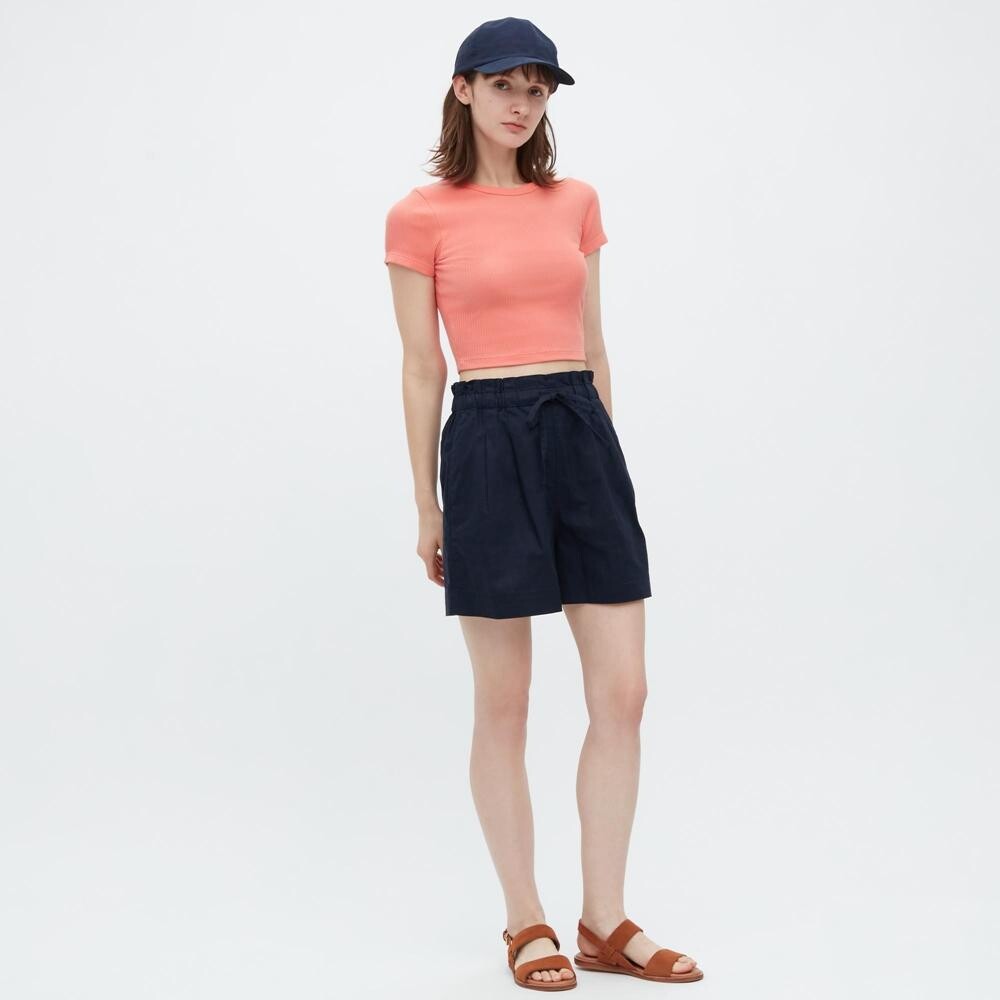 

Шорты хлопковые Uniqlo, синий