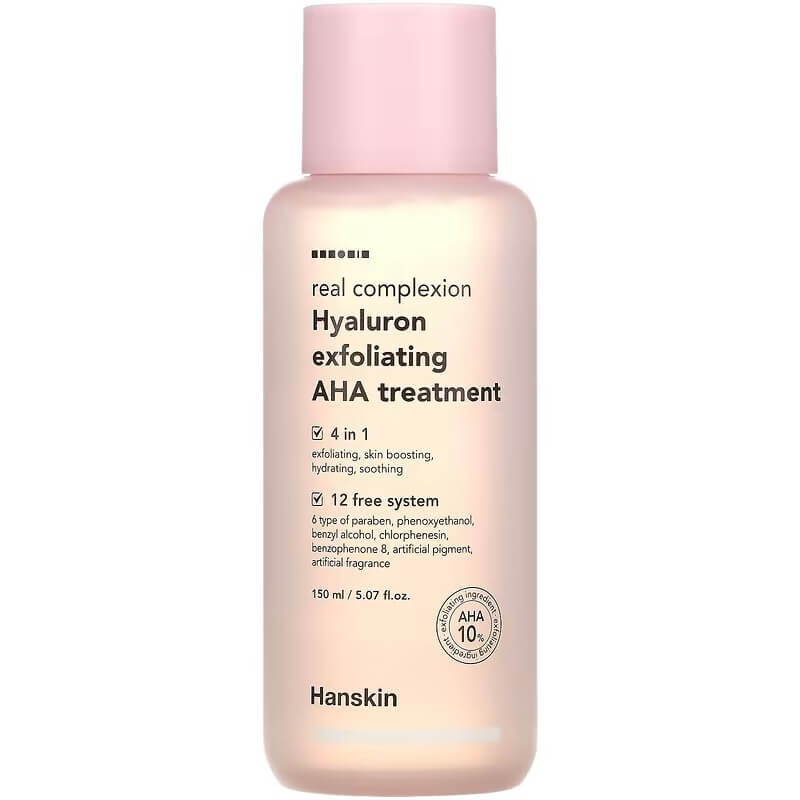 

Отшелушивающее средство Hanskin с гиалуроновой кислотой Real Complexion, 150 мл