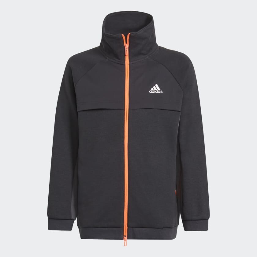 

Толстовка adidas XFG Zipped Pocket Loose Track, черный/белый/оранжевый