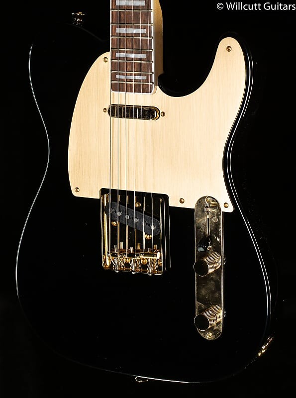 

Squier 40th Anniversary Telecaster, золотое издание, лавровый гриф, золотая анодированная накладка, черный (056)