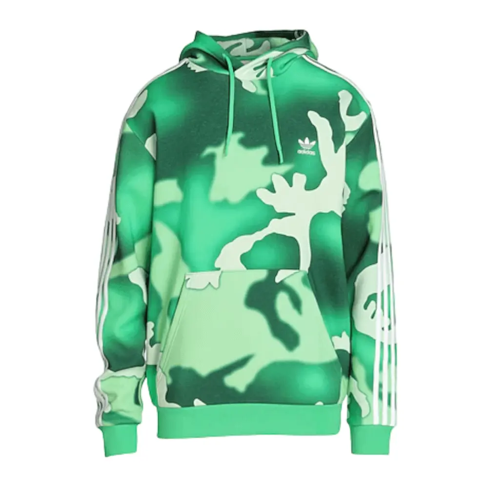 

Толстовка Adidas Originals Graphics Camo AOP, зеленый