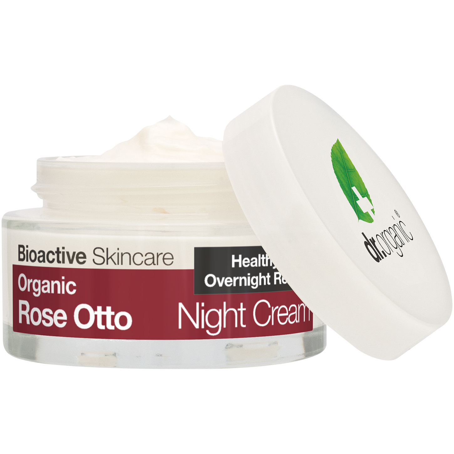 Dr.Organic Bioactive Skincare Rose Otto Ночной крем для лица с розовым маслом, 50 мл