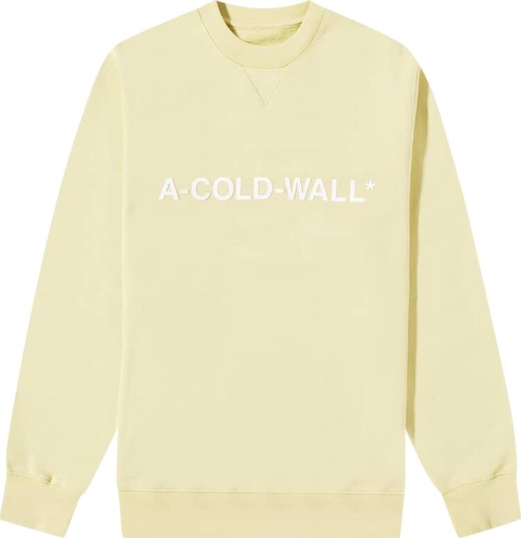 

Толстовка A-Cold-Wall* Essential Logo Crewneck 'Flaxen Beige', загар, Зеленый