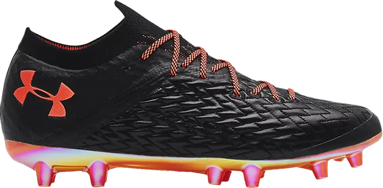 

Бутсы Under Armour Clone Magnetico Pro FG Black Electric Tangerine, черный