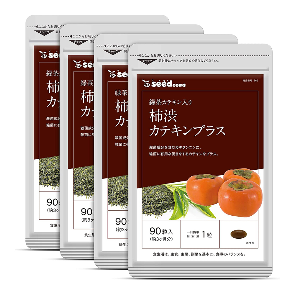 Пищевая добавка Seed Coms Kakishibu, 4 предмета, 90х4 таблеток
