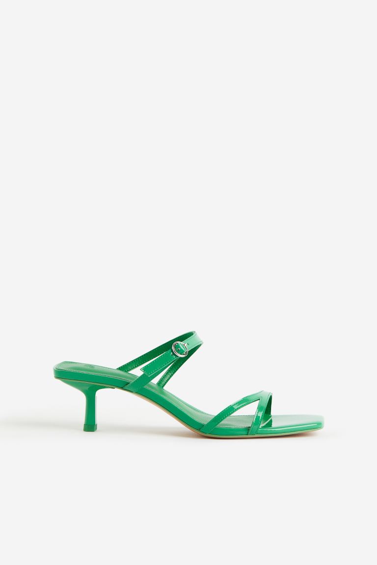 Сандалии H&M, зеленый сандалии h