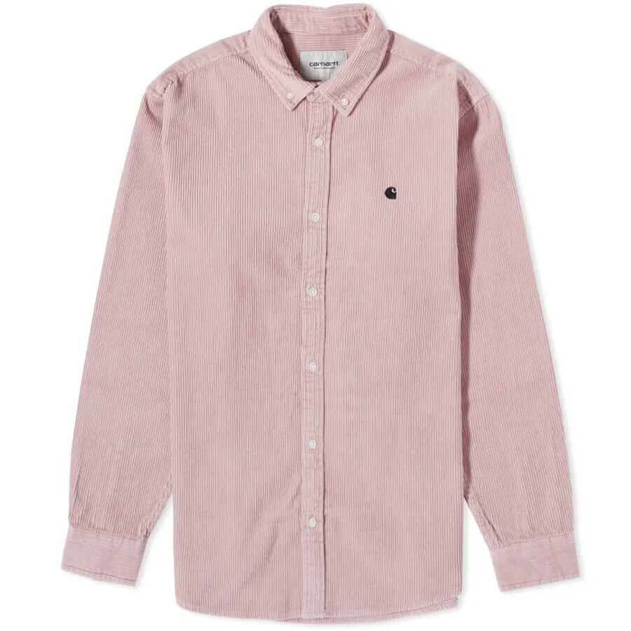 

Вельветовая рубашка Carhartt Wip Madison Cord, розовый
