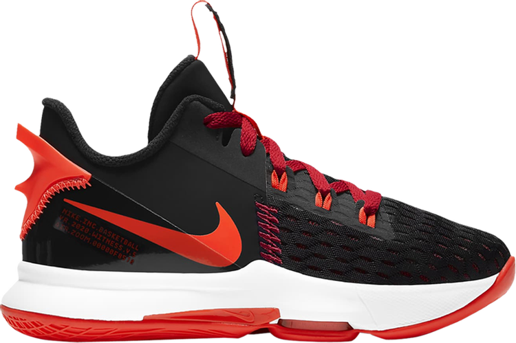 цена Кроссовки Nike LeBron Witness 5 GS 'Bred', черный