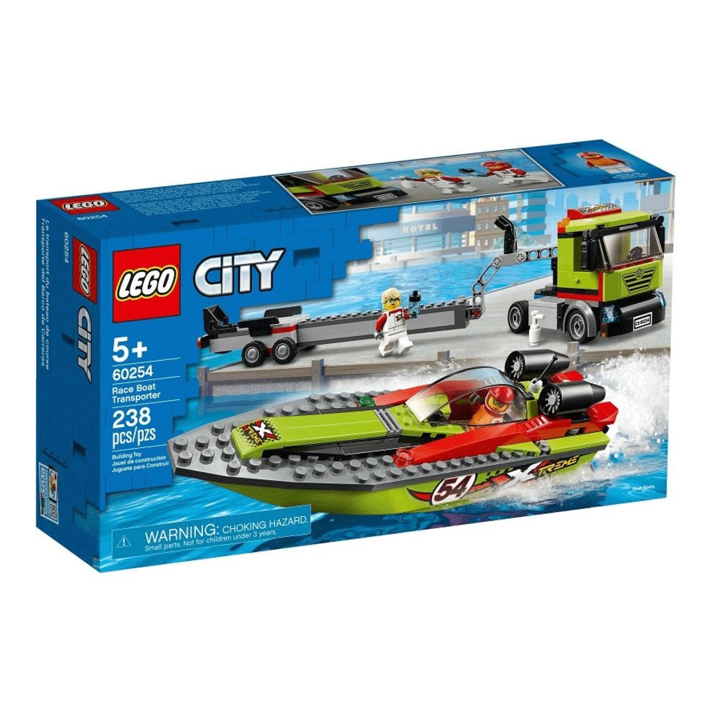 Конструктор LEGO City 60254 Транспортировщик скоростных катеров