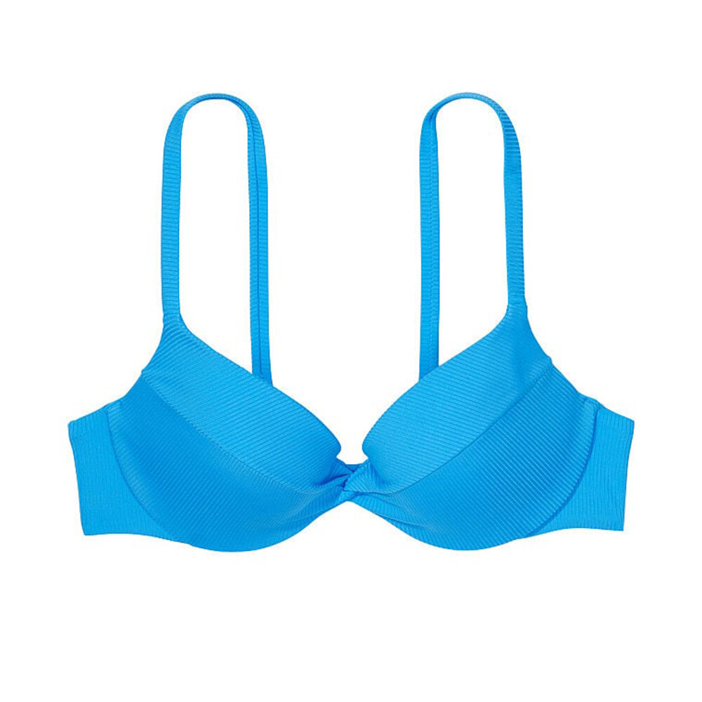 

Верх от купальника Victoria's Secret Swim Mix-and-Match Twist Removable Push-Up Bikini, голубой