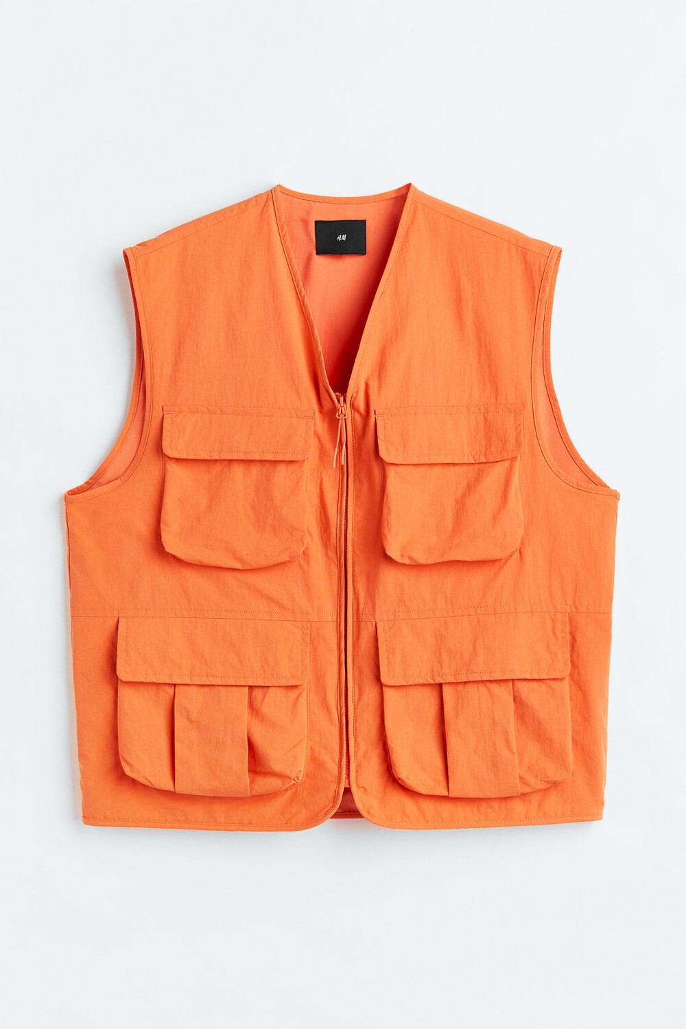 

Жилет H&M Relaxed Fit Nylon Cargo, оранжевый