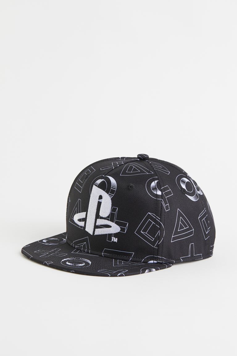

Бейсболка с принтом H&M PlayStation, черный