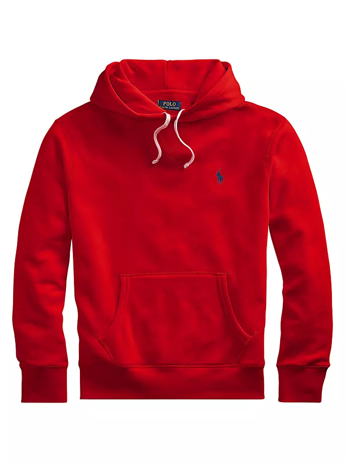 

RL Флисовая толстовка с капюшоном Polo Ralph Lauren, красный