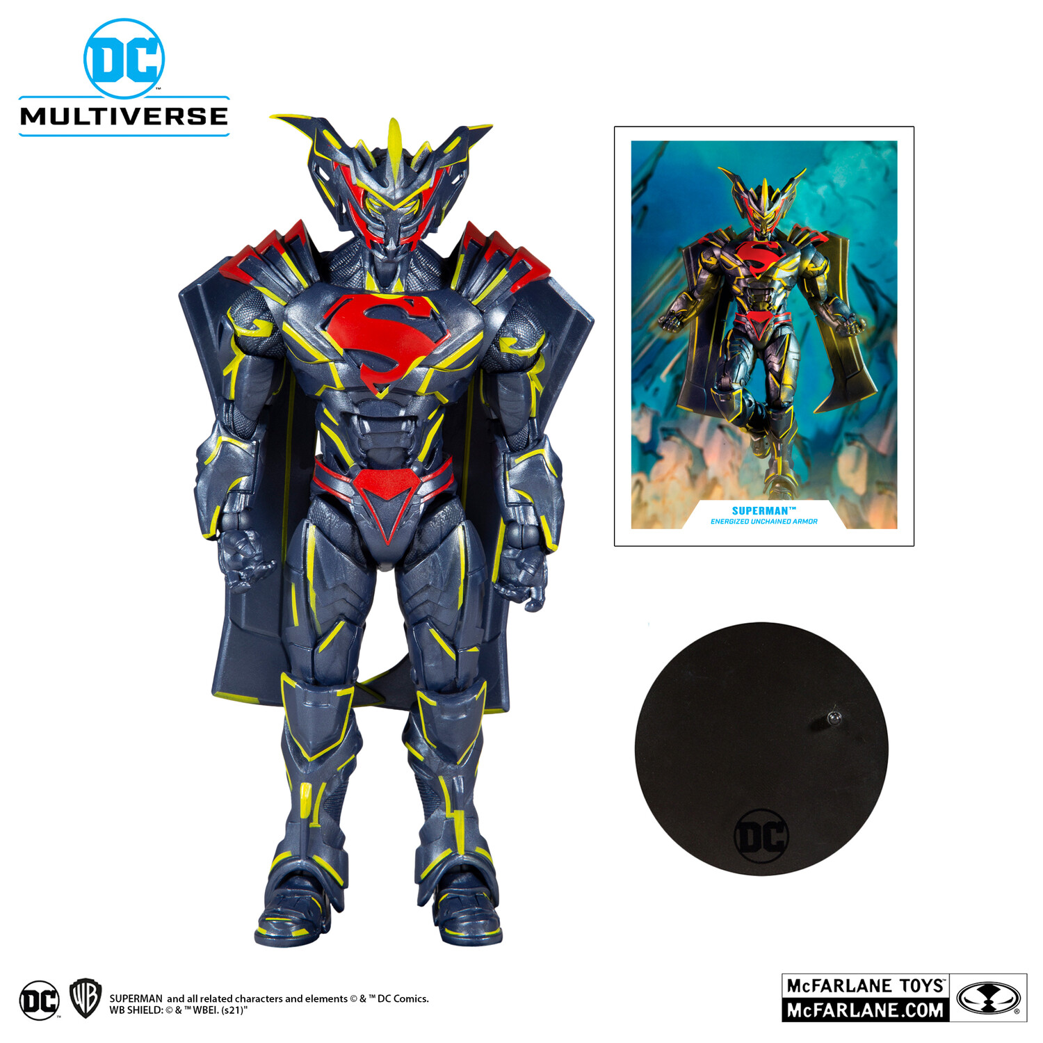 

Фигурка McFarlane Toys DC Multiverse 7 Superman: Unchained Armor Gold Lable, 18 см