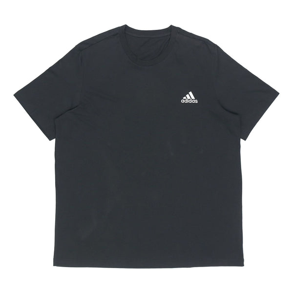 Футболка Adidas M Sl Sj T Logo Sports Round Neck Short Sleeve Black, Черный
