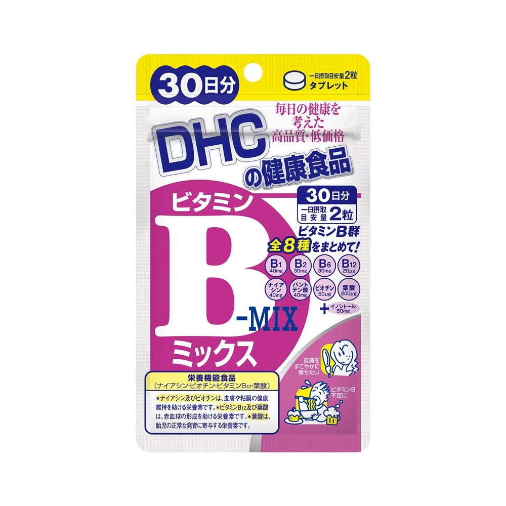 Смесь витаминов группы В DHC, 60 таблеток комплекс витаминов группы b dhc 180 таблеток