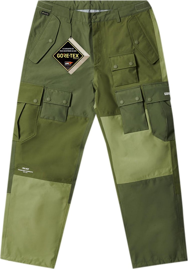 Брюки Palace x Engineered Garments GORE-TEX FA Pant 'Olive', зеленый