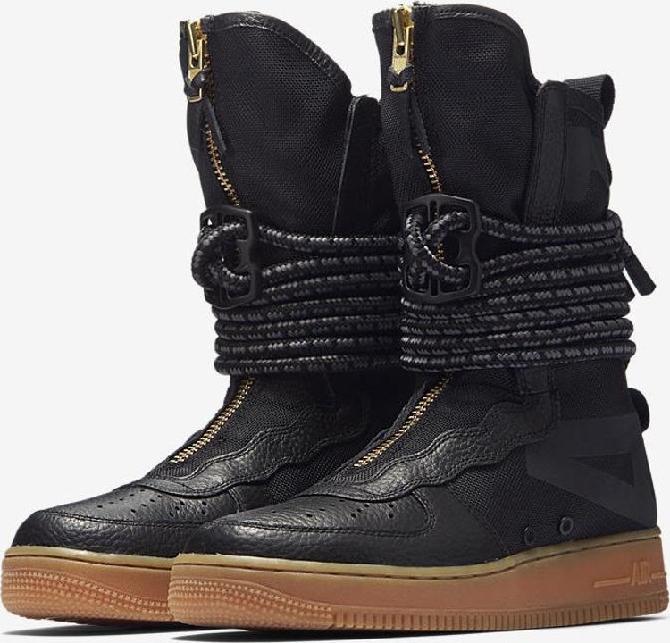 Nike Wmns SF Air Force 1 High Black Gum CDEK.Shopping