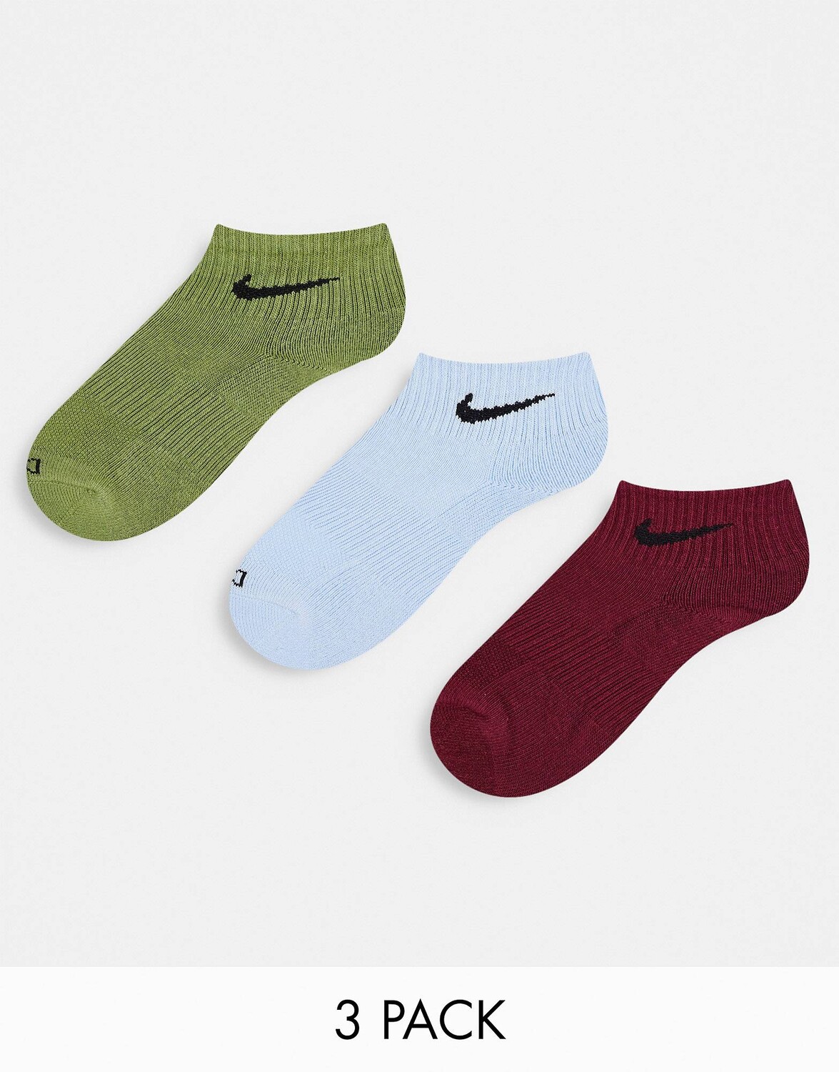 

Набор из 3 пар носков унисекс с подкладкой Nike Training натуральной расцветки