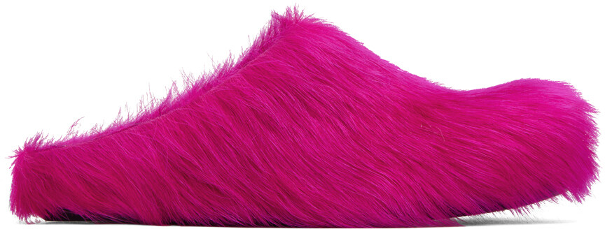 

Розовые лоферы сабо Fussbett Marni