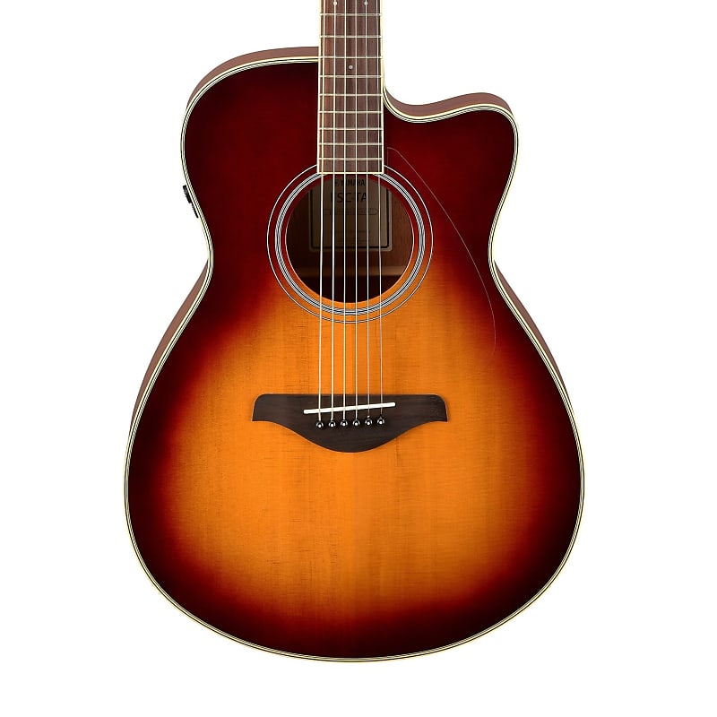 Трансакустическая гитара Yamaha FSC-TA Cutaway, коричневый цвет Sunburst FSC-TA Cutaway TransAcoustic Guitar