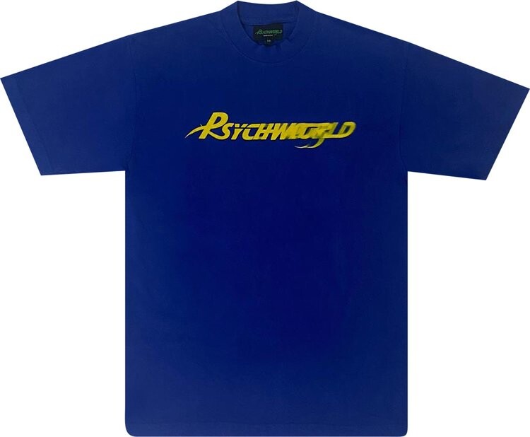 

Футболка Psychworld Motion Logo Tee 'Blue/Yellow', синий