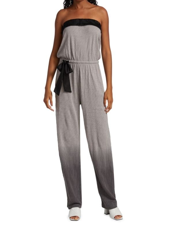 

Комбинезон ATM Anthony Thomas Melillo из джерси без бретелек, gunmetal