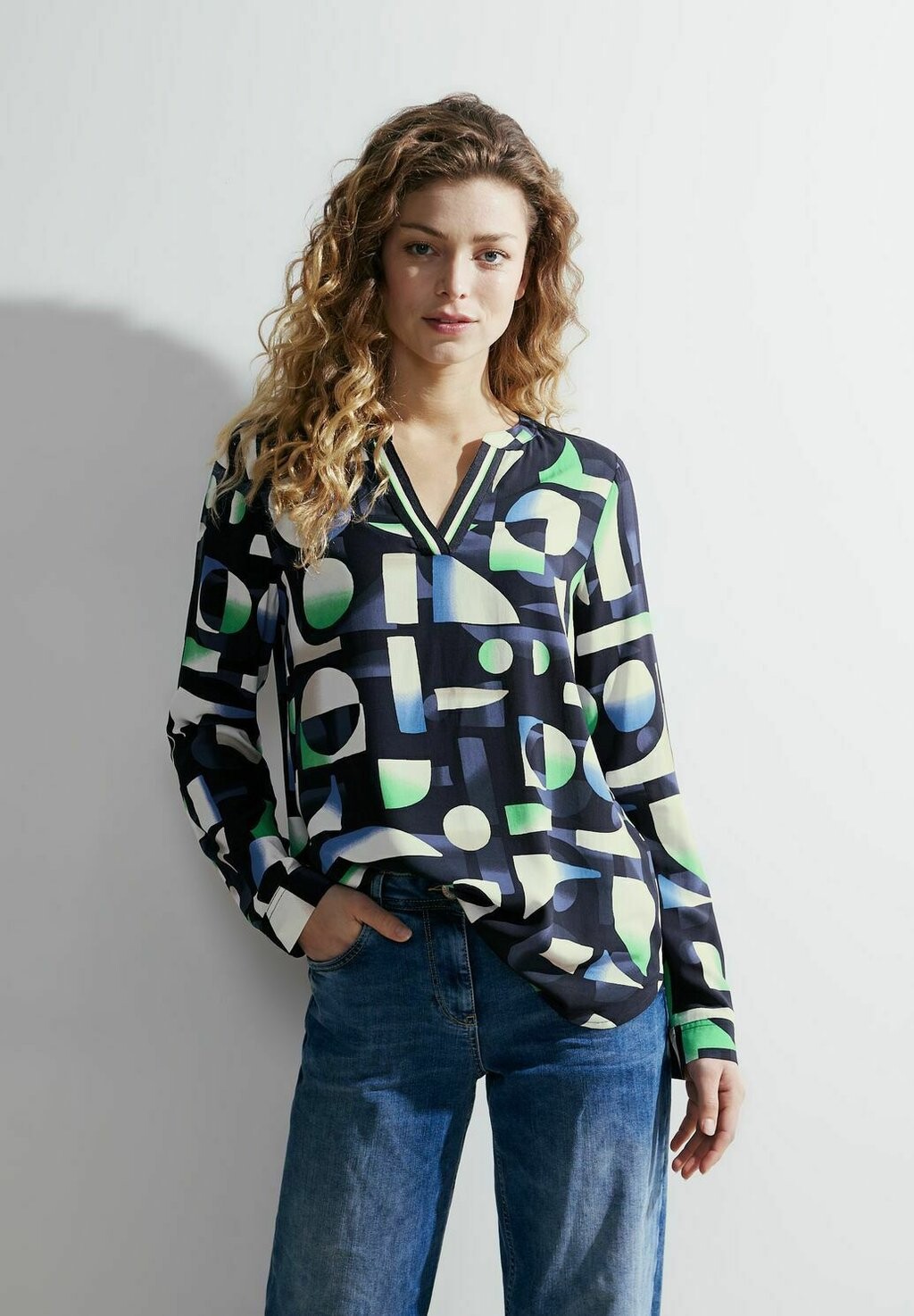 

Блузка PRINT Cecil, цвет blau