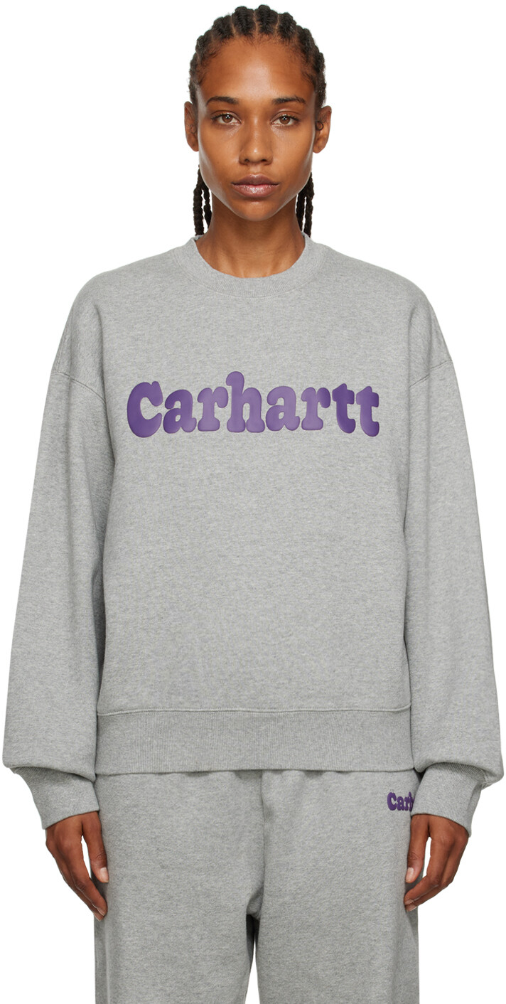 

Серый свитшот Carhartt Work In Progress Bubbles