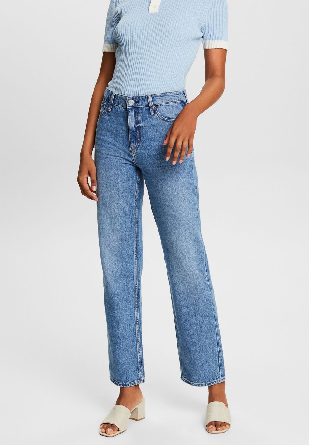 

Джинсы Straight Leg RETRO Esprit, цвет blue light wash