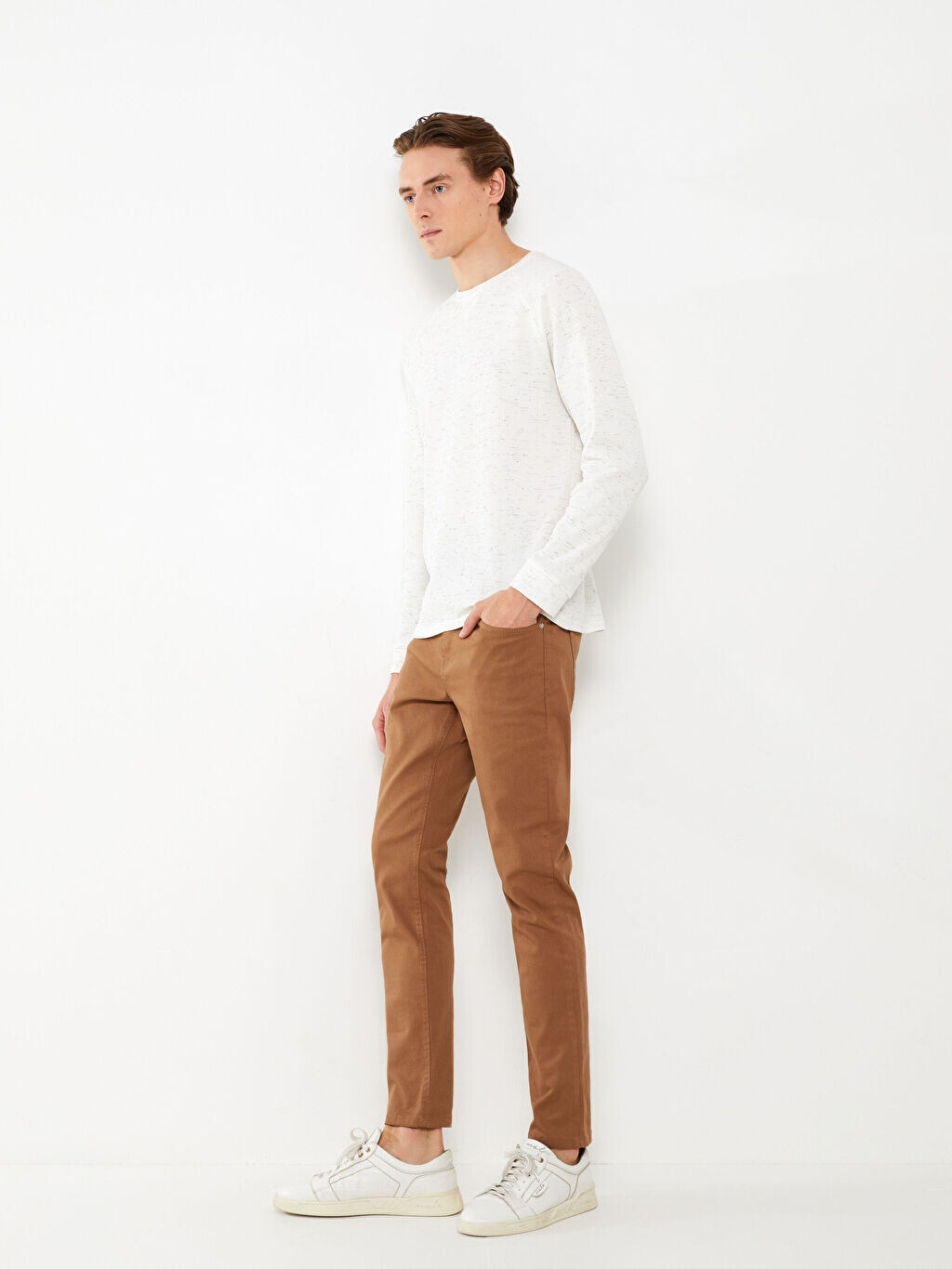 

Мужские брюки Slim Fit из габардина LCW Vision