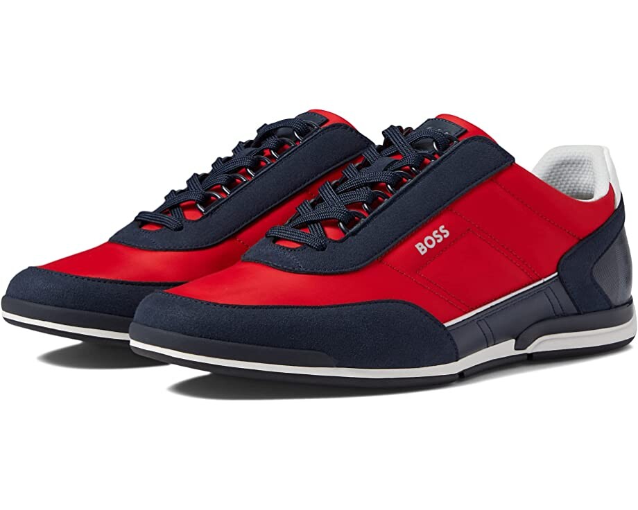 Кроссовки Saturn Low Profile Sneakers BOSS, красный