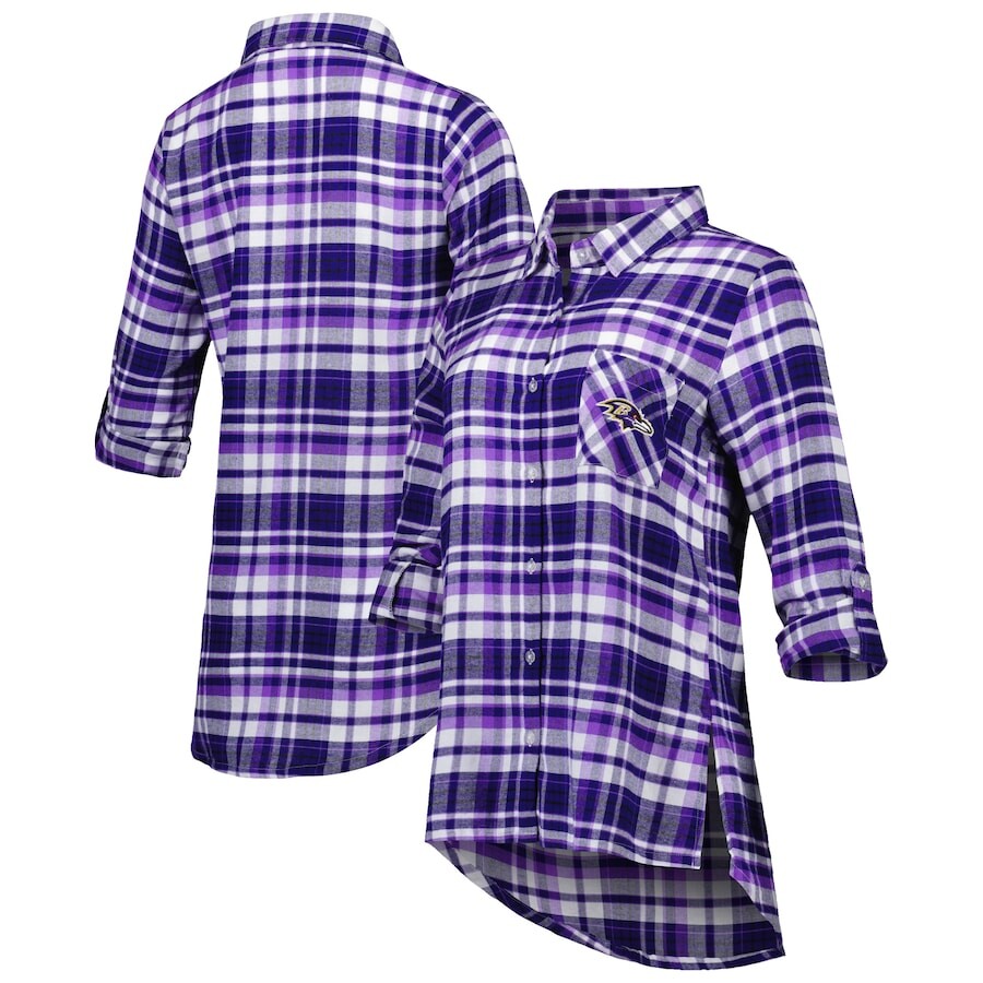 

Ночная рубашка Concepts Sport Baltimore Ravens, фиолетовый