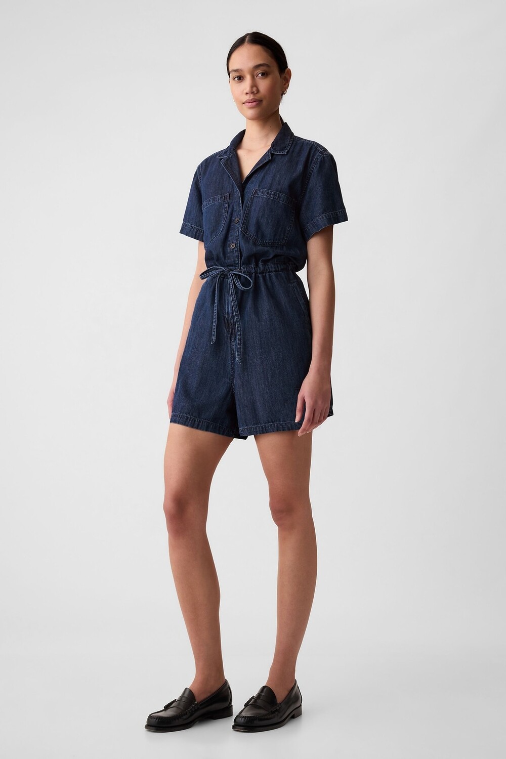 

Джинсовый комбинезон Gap, синий