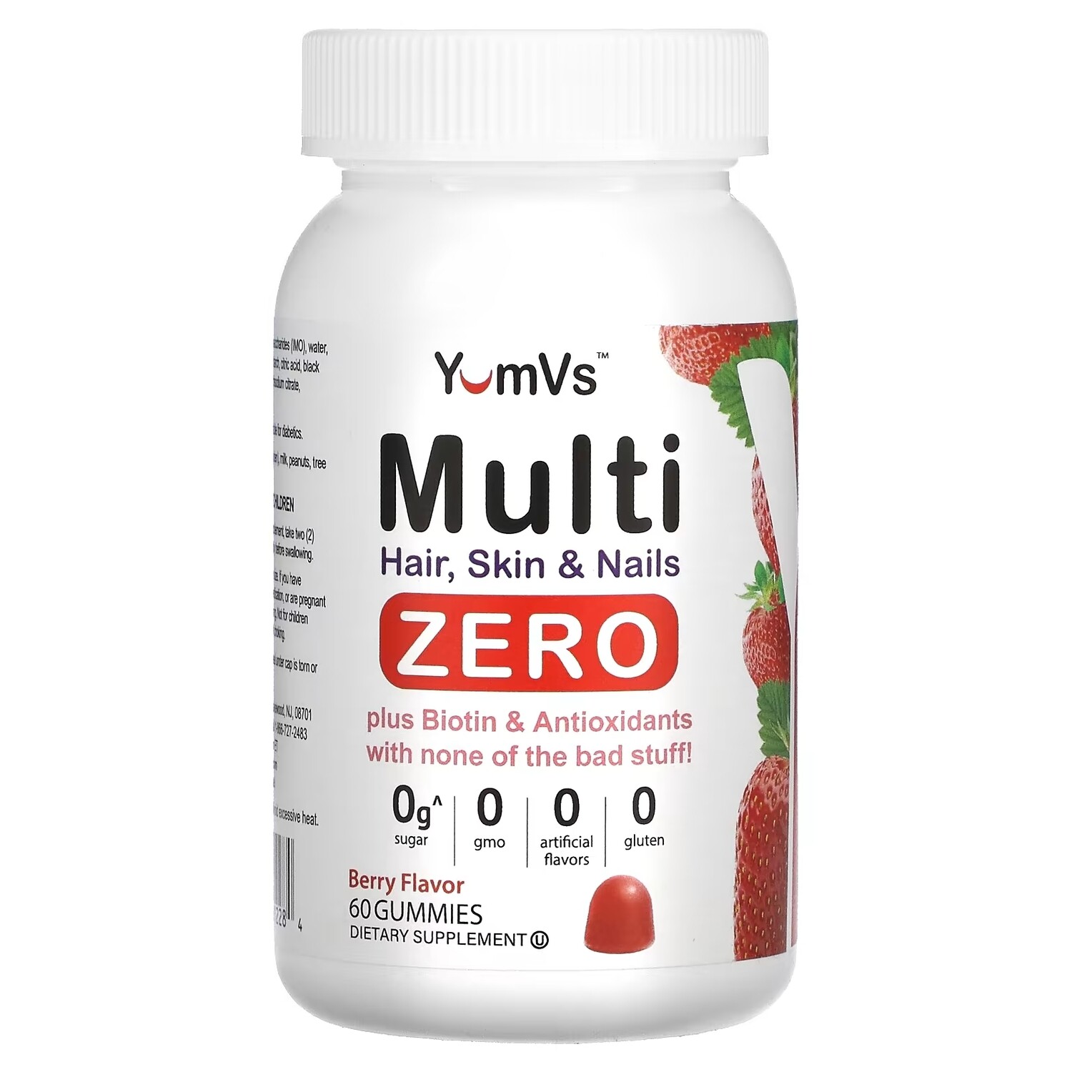 

YumV's Multi Hair Skin & Nails Zero Berry, 60шт