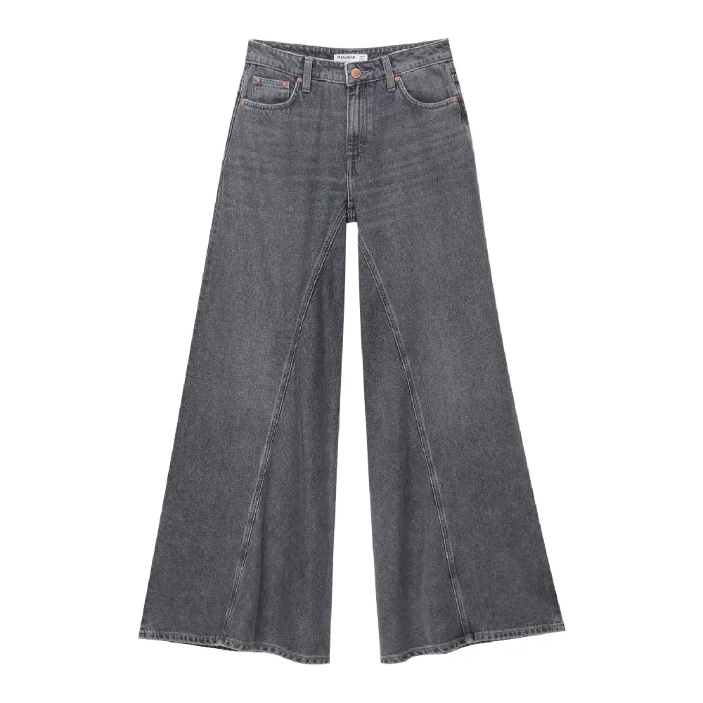 

Джинсы Pull&Bear Palazzo, серый
