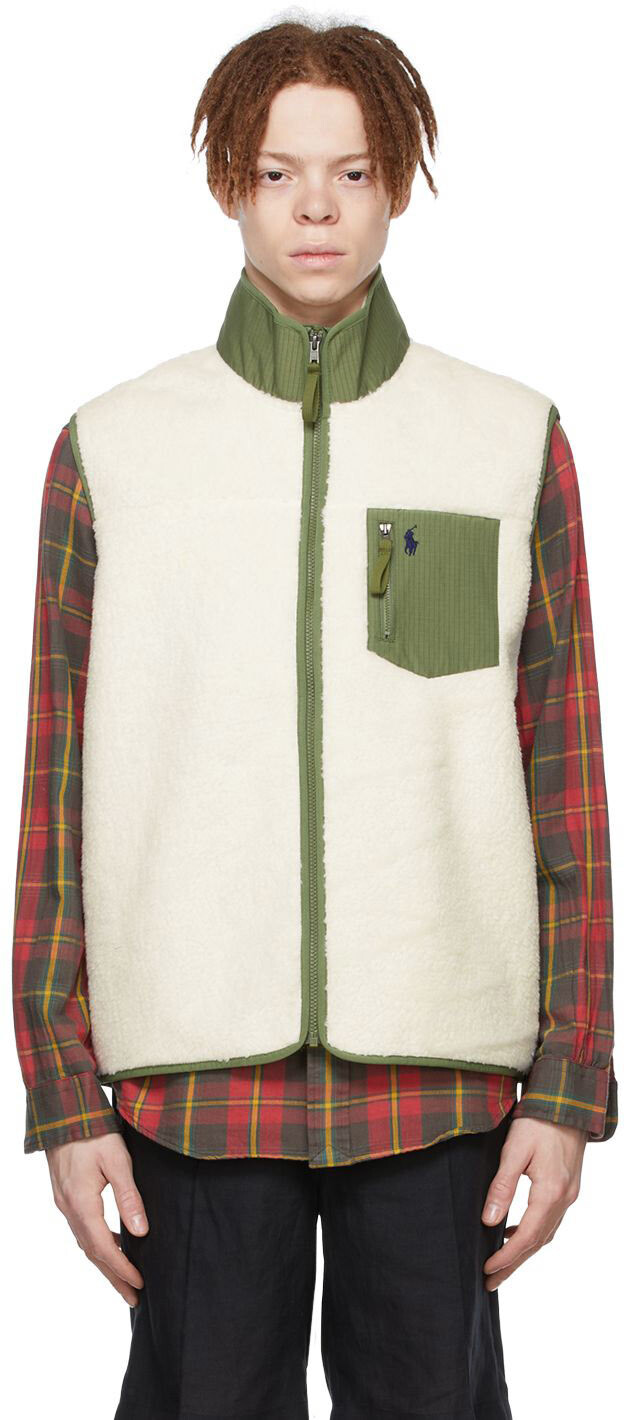 

Белый жилет из полиэстера Polo Ralph Lauren