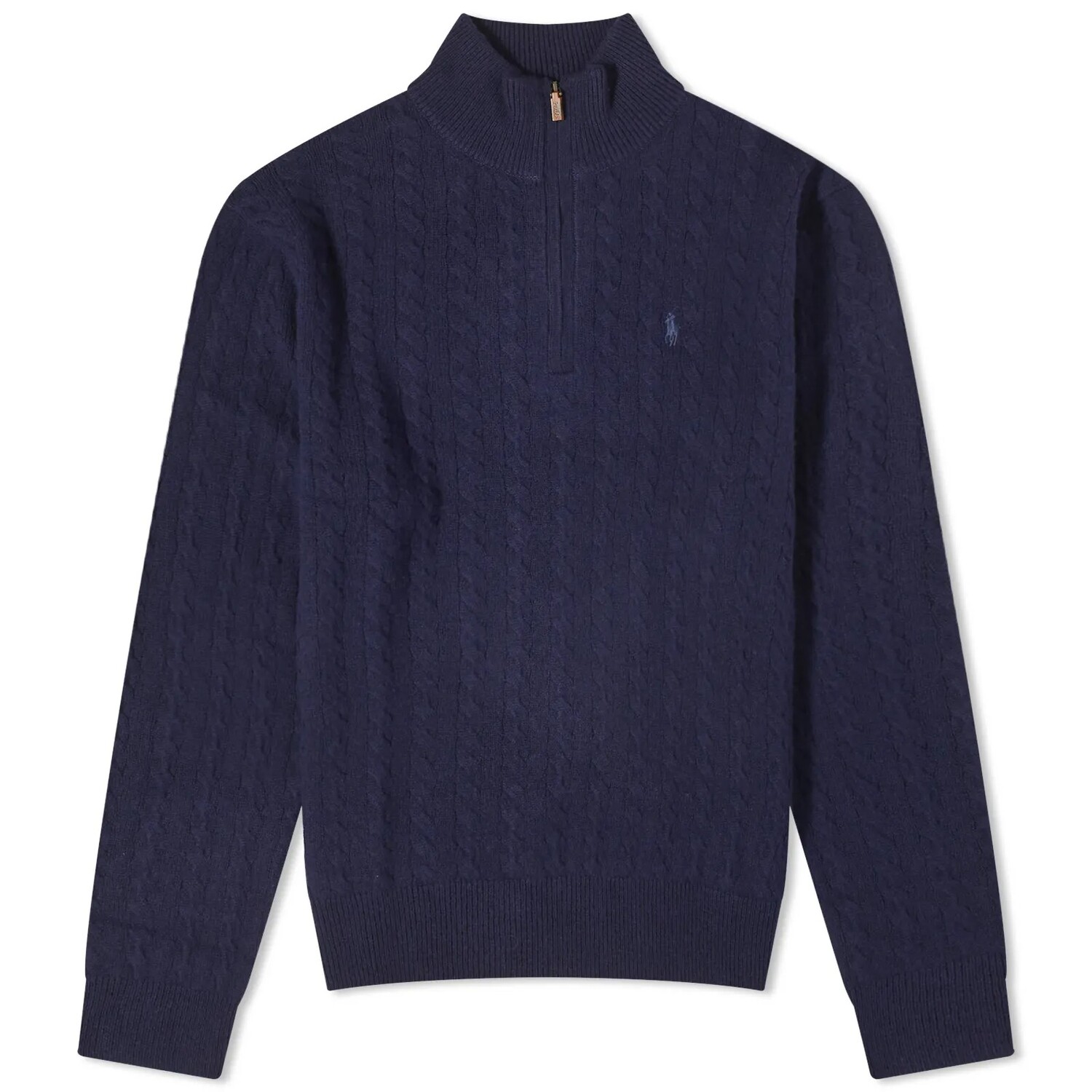 

Джемпер Polo Ralph Lauren Half Zip Cable Knit, темно-синий