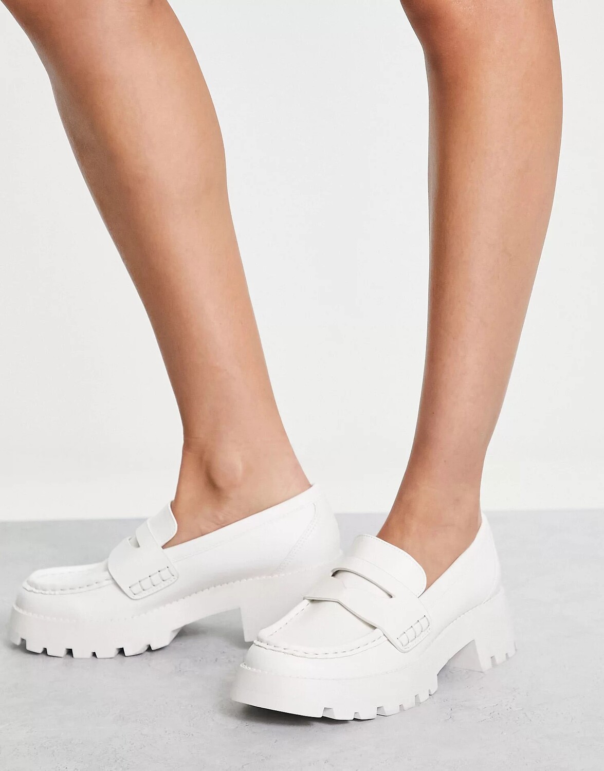 

Мокасины Pull&Bear chunky, белый